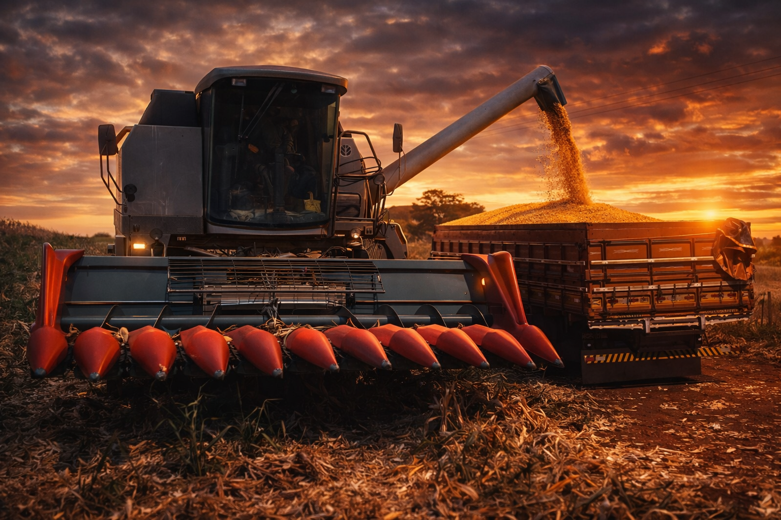 Plataforma de milho Supra foto 1