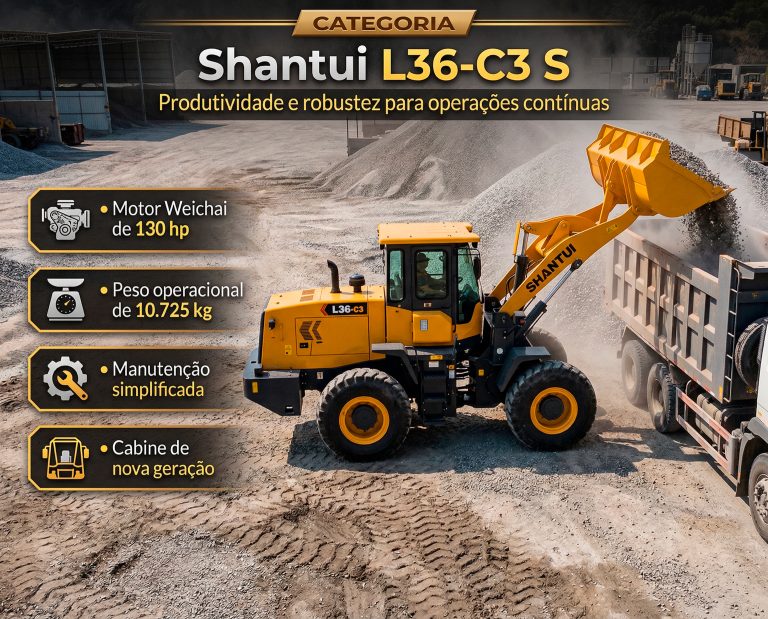 Pá Carregadeira MEDIA L36-C3 S SHANTUI